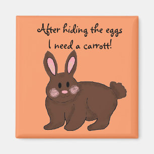 Kaninchen Humor Magnet