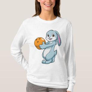 Kaninchen im Bowling mit Bowlingball T-Shirt
