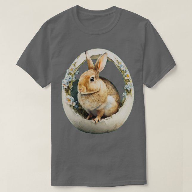 Kaninchen im Ei 2 T-Shirt (Design vorne)