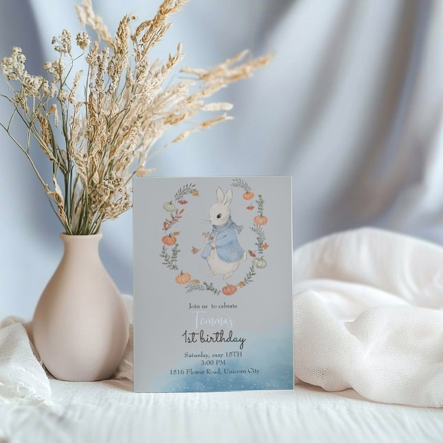 Kaninchen im Herbst Einladung (Von Creator hochgeladen)