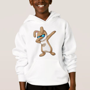 Kaninchen im Hip Hop Dance Dab Hoodie