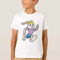 Kaninchen im Joggen mit Headband