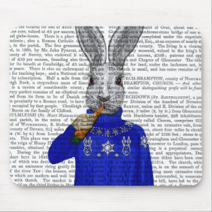 Kaninchen im Sweater 2 Mousepad