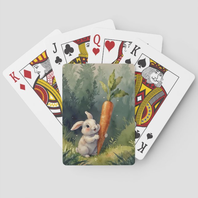Kaninchen im Überfluss Spielkarten (Rückseite)