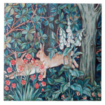 Kaninchen im Wald, William Morris