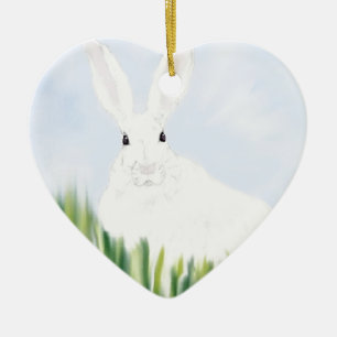 KANINCHEN IN THE FIELD KERAMIKORNAMENT