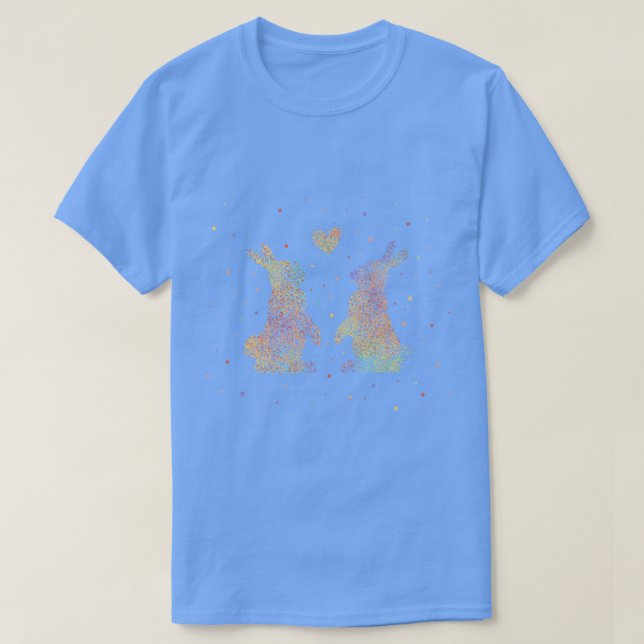 Kaninchen Kaninchenzucht Bunnies T-Shirt (Design vorne)