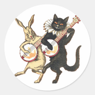 Kaninchen & Katze Stickers