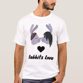 Kaninchen Liebe T - Shirt