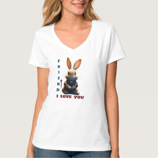 Kaninchen-Liebe T-Shirt