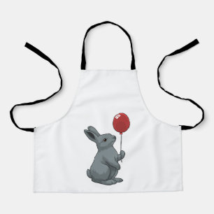 Kaninchen mit Ballon Schürze