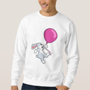 Kaninchen mit Ballon Sweatshirt