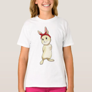 Kaninchen mit Bandana T-Shirt
