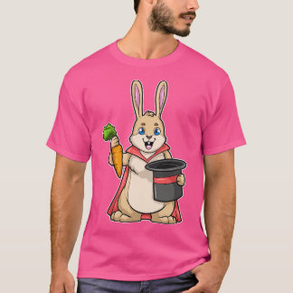 Kaninchen mit Fäule als Zauberer mit Kapuzenhut T-Shirt
