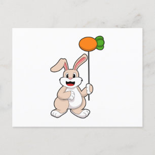Kaninchen mit Karotte als Ballon.PNG Postkarte