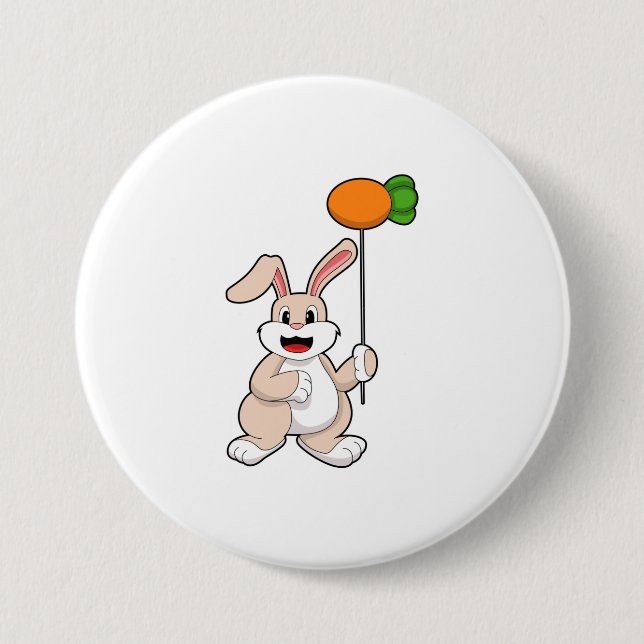 Kaninchen mit Karrot als Ballon.PNG Button (Vorderseite)