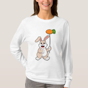 Kaninchen mit Karrot als Ballon.PNG T-Shirt