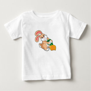 Kaninchen mit Karrot Baby T-shirt