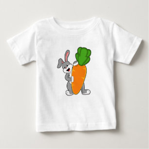 Kaninchen mit Karrot Baby T-shirt