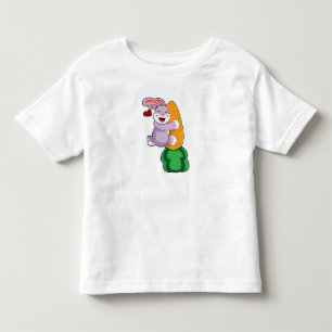 Kaninchen mit Karrot Kleinkind T-shirt