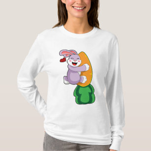 Kaninchen mit Karrot T-Shirt