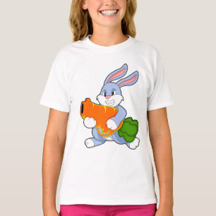 Kaninchen mit Karrot T-Shirt