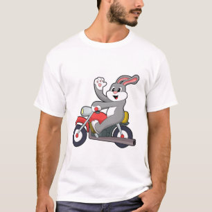 Kaninchen mit Motorrad.PNG T-Shirt