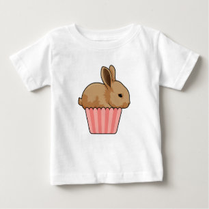 Kaninchen mit Muffin Baby T-shirt