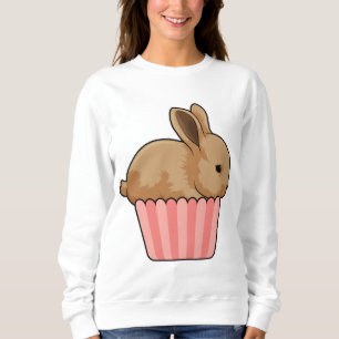 Kaninchen mit Muffin Sweatshirt