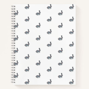 Kaninchen mit Wasserfarbe Notizbuch