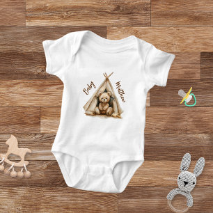 Kaninchen Mond Himmel Beige süß Baby Strampler