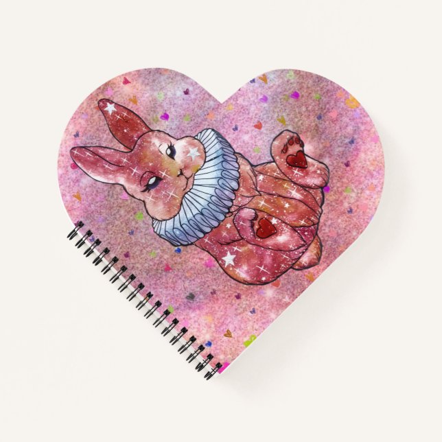 Kaninchen namens Ladybug Notizbuch (Vorderseite)