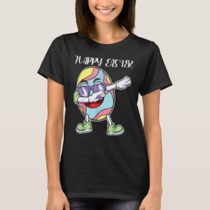 Kaninchen Ostereier Bunny Dabbing Boys T-Shirt