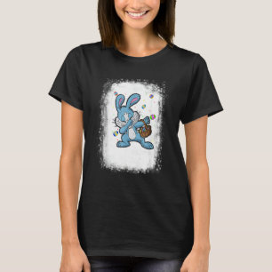 Kaninchen Ostereier Dab Boys Girls Kind T-Shirt