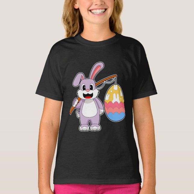 Kaninchen Ostereier T-Shirt (Vorderseite)