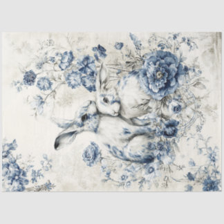 Kaninchen-Paar Drei-Tissue-Papier Seidenpapier