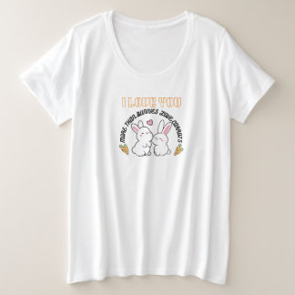 Kaninchen-Paar Große Größe T-Shirt