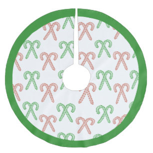 Kaninchen/Pfefferminz-Rock aus gebürstetem Polyest Polyester Weihnachtsbaumdecke
