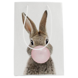 Kaninchen Pink Blubble Kaugummi Mittlere Geschenktüte