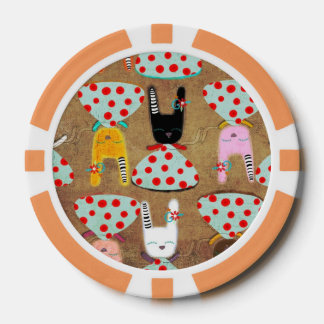 Kaninchen Pokerchips