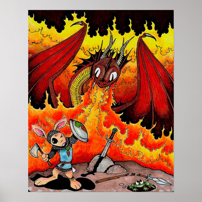 Kaninchen Poster (Vorne)