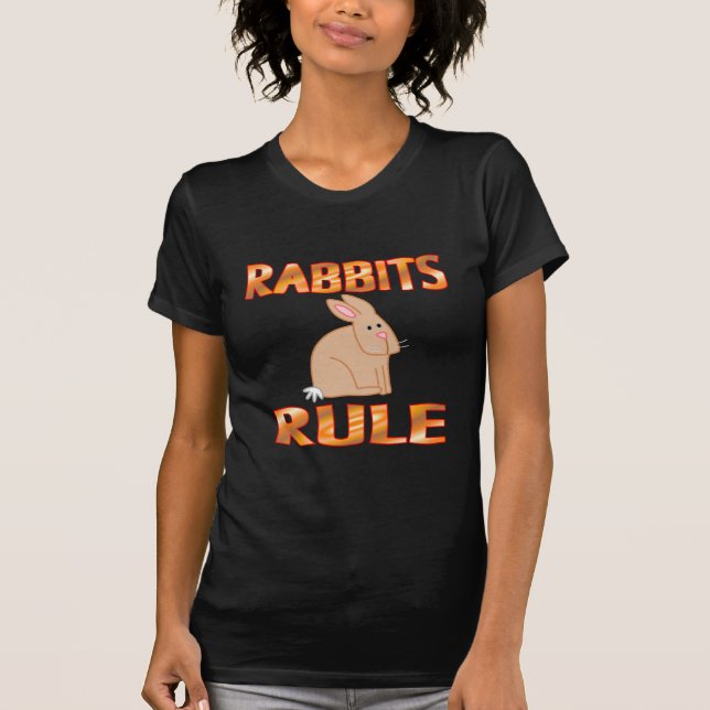 KANINCHEN-REGEL T-Shirt (Vorderseite)
