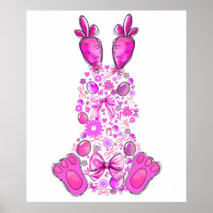 Kaninchen, Retro, Vintage Poster