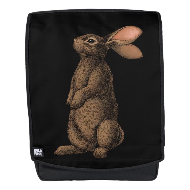 Kaninchen Rucksack (Vorderseite)