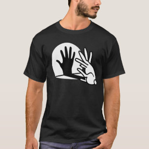 Kaninchen-Schatten-Marionette T-Shirt