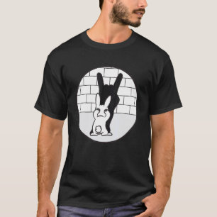 Kaninchen Schattenspiel Teufelshörner - Schwarz Un T-Shirt