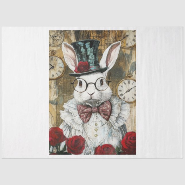 Kaninchen Seidenpapier (Vorderseite)