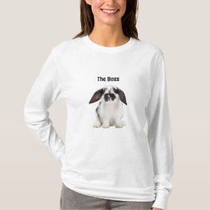 Kaninchen-Shirt mit angepassten Lappenohren T-Shirt