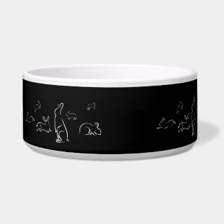 Kaninchen-Silhouetten Napf