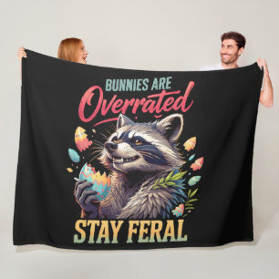 Kaninchen sind überbewertet Bleibt wild Fleecedecke